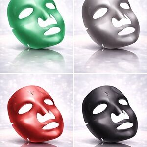 Predire Facial Mask Set 4pc Black Mud Collagen Green Tea Red Wine Skincare